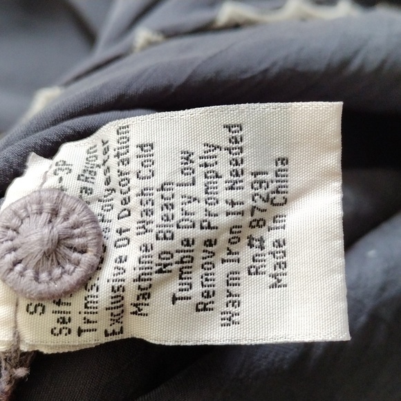 Johnny was and bordered tunic blouse - Picture 3 of 3